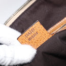 LOUIS VUITTON GG Canvas Shoulder Bag Beige Silver 124357 LV Auth 207700A-12