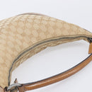 LOUIS VUITTON GG Canvas Shoulder Bag Beige Silver 124357 LV Auth 207700A-6