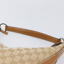LOUIS VUITTON GG Canvas Shoulder Bag Beige Silver 124357 LV Auth 207700A-8