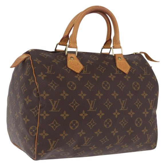 LOUIS VUITTON Monogram Speedy 30 Hand Bag M41526 LV Auth 207701A