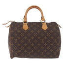 LOUIS VUITTON Monogram Speedy 30 Hand Bag M41526 LV Auth 207701A-3