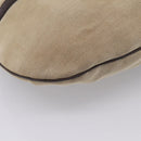 GUCCI Interlocking G Shoulder Bag Canvas Beige Silver 114871 Auth 207703-14