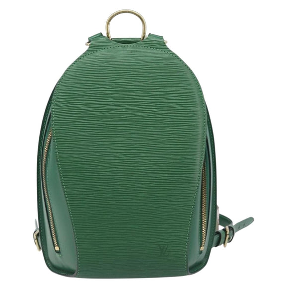 LOUIS VUITTON Epi Mabillon Backpack Green M52234 LV Auth 207709