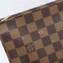 LOUIS VUITTON Damier Ebene Poche Toilette 26 Pouch N47543 LV Auth 207711-8