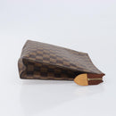 LOUIS VUITTON Damier Ebene Poche Toilette 26 Pouch N47543 LV Auth 207711-3