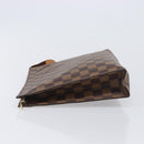 LOUIS VUITTON Damier Ebene Poche Toilette 26 Pouch N47543 LV Auth 207711-4