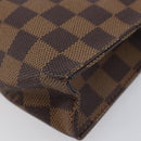 LOUIS VUITTON Damier Ebene Poche Toilette 26 Pouch N47543 LV Auth 207711-7