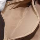 Christian Dior Trotter Canvas Hand Bag Brown Silver Auth 207724V-21