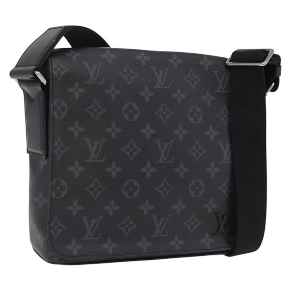 LOUIS VUITTON Monogram Eclipse District PM Shoulder Bag M45272 LV Auth 207726V
