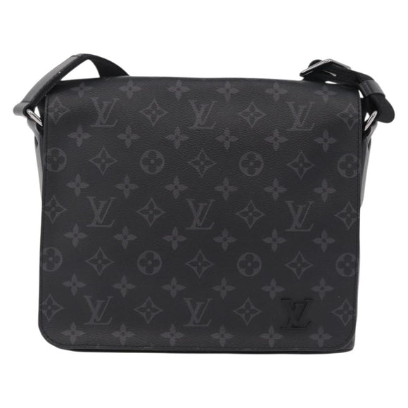 LOUIS VUITTON Monogram Eclipse District PM Shoulder Bag M45272 LV Auth 207726V