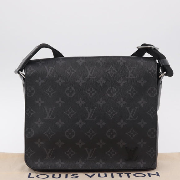 LOUIS VUITTON Monogram Eclipse District PM Shoulder Bag M45272 LV Auth 207726V