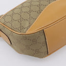 GUCCI GG Canvas Shoulder Bag Beige Gold Tone 007 290 4 0209 0 Auth 207728-11