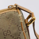 GUCCI GG Canvas Shoulder Bag Beige Gold Tone 007 290 4 0209 0 Auth 207728-14