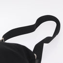 PRADA Hand Bag Nylon 2way Black Silver Auth 207729A-10