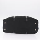PRADA Hand Bag Nylon 2way Black Silver Auth 207729A-13
