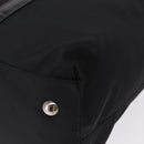 PRADA Hand Bag Nylon 2way Black Silver Auth 207729A-17