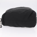 PRADA Hand Bag Nylon 2way Black Silver Auth 207729A-5