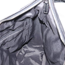GUCCI Shoulder Bag Canvas Black Silver 001 3766 Auth 207730A-19