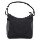 GUCCI Shoulder Bag Canvas Black Silver 001 3766 Auth 207730A-13