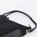 GUCCI Shoulder Bag Canvas Black Silver 001 3766 Auth 207730A-8