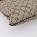 GUCCI GG Supreme Shoulder Bag PVC Beige Gold Tone 201446 Auth 207731A-15
