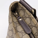 GUCCI GG Supreme Shoulder Bag PVC Beige Gold Tone 201446 Auth 207731A-10
