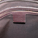 GUCCI GG Supreme Shoulder Bag PVC Beige Gold Tone 201446 Auth 207731A-19