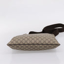 GUCCI GG Supreme Shoulder Bag PVC Beige Gold Tone 201446 Auth 207731A-5