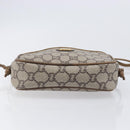 GUCCI PLUS Shoulder Bag PVC Beige Gold Tone Auth 207733-10