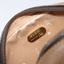 GUCCI PLUS Shoulder Bag PVC Beige Gold Tone Auth 207733-19