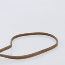 GUCCI PLUS Shoulder Bag PVC Beige Gold Tone Auth 207733-9