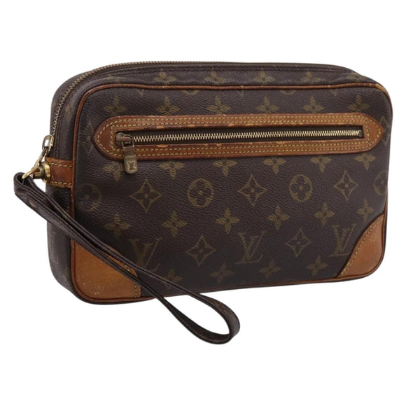 LOUIS VUITTON Monogram Marly Dragonne GM Clutch Bag M51825 LV Auth 207735