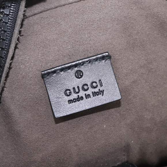 GUCCI GG Supreme Backpack PVC Beige Silver 406370 Auth 207738