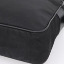 PRADA Shoulder Bag Nylon Black Silver Auth 207742A-9