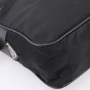 PRADA Shoulder Bag Nylon Black Silver Auth 207742A-14