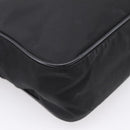 PRADA Shoulder Bag Nylon Black Silver Auth 207742A-16