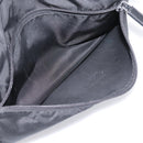 PRADA Shoulder Bag Nylon Black Silver Auth 207742A-24