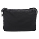 PRADA Shoulder Bag Nylon Black Silver Auth 207742A-2