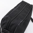 PRADA Shoulder Bag Nylon Black Silver Auth 207742A-6
