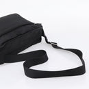 PRADA Shoulder Bag Nylon Black Silver Auth 207742A-7