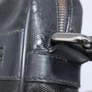 GUCCI GG Implementation Shoulder Bag PVC Black Silver 201448 Auth 207747-16