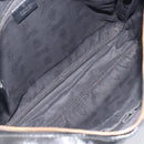 GUCCI GG Implementation Shoulder Bag PVC Black Silver 201448 Auth 207747-22