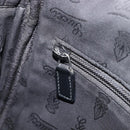 GUCCI GG Implementation Shoulder Bag PVC Black Silver 201448 Auth 207747-26