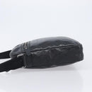 GUCCI GG Implementation Shoulder Bag PVC Black Silver 201448 Auth 207747-5