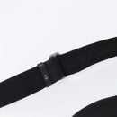 GUCCI GG Implementation Shoulder Bag PVC Black Silver 201448 Auth 207747-15