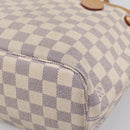 LOUIS VUITTON Damier Azur Neverfull PM Tote Bag N41362 LV Auth 207748A-12