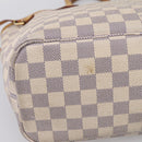 LOUIS VUITTON Damier Azur Neverfull PM Tote Bag N41362 LV Auth 207748A-14