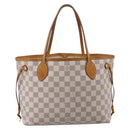 LOUIS VUITTON Damier Azur Neverfull PM Tote Bag N41362 LV Auth 207748A-3