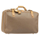 GUCCI Micro GG Trunk PVC Beige Gold Tone 010 3904908 60 Auth 207749A-1