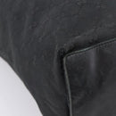 GUCCI GG Canvas Hand Bag Black Gold Tone 002 1097 Auth 207751-12